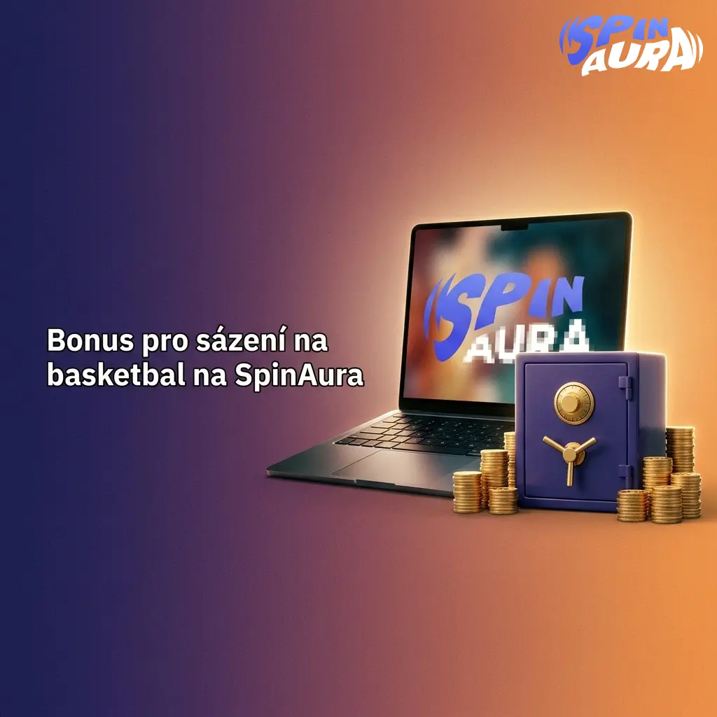 Uvítací bonus na SpinAura až 5 000 Kč pro sázení na basketbal, NBA, EuroLigu a NBL s podmínkou protočení.