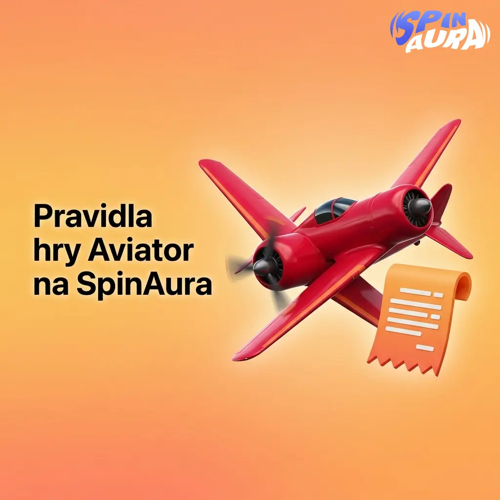 Pravidla hry Aviator na SpinAura: sázka, rostoucí multiplikátor a včasný výběr výhry před pádem letadla.