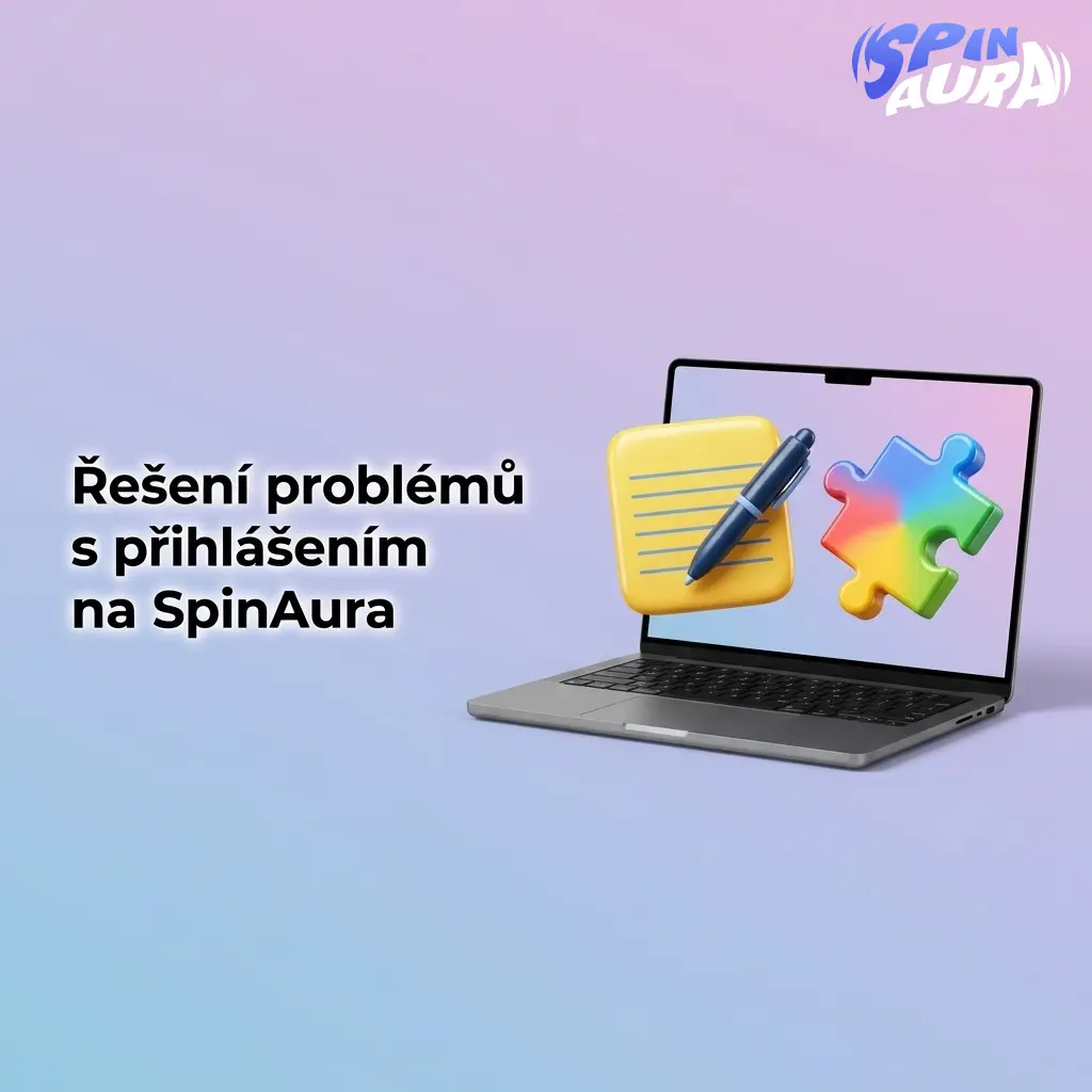 Návod na řešení problémů s přihlášením na SpinAura - časté chyby jako špatné heslo, 2FA nebo zablokovaný účet