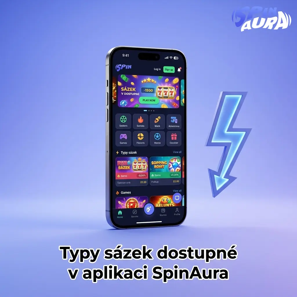 Typy sázek v aplikaci SpinAura: jednoduchá, kombinovaná, systémová, live sázka a handicap