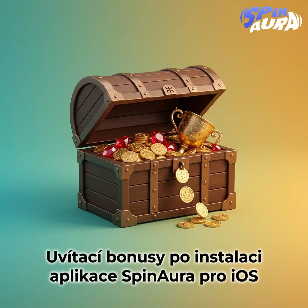 Uvítací bonus 100 % až 15 000 EUR a 350 free spinů v aplikaci SpinAura pro iOS po zadání kódu AURA