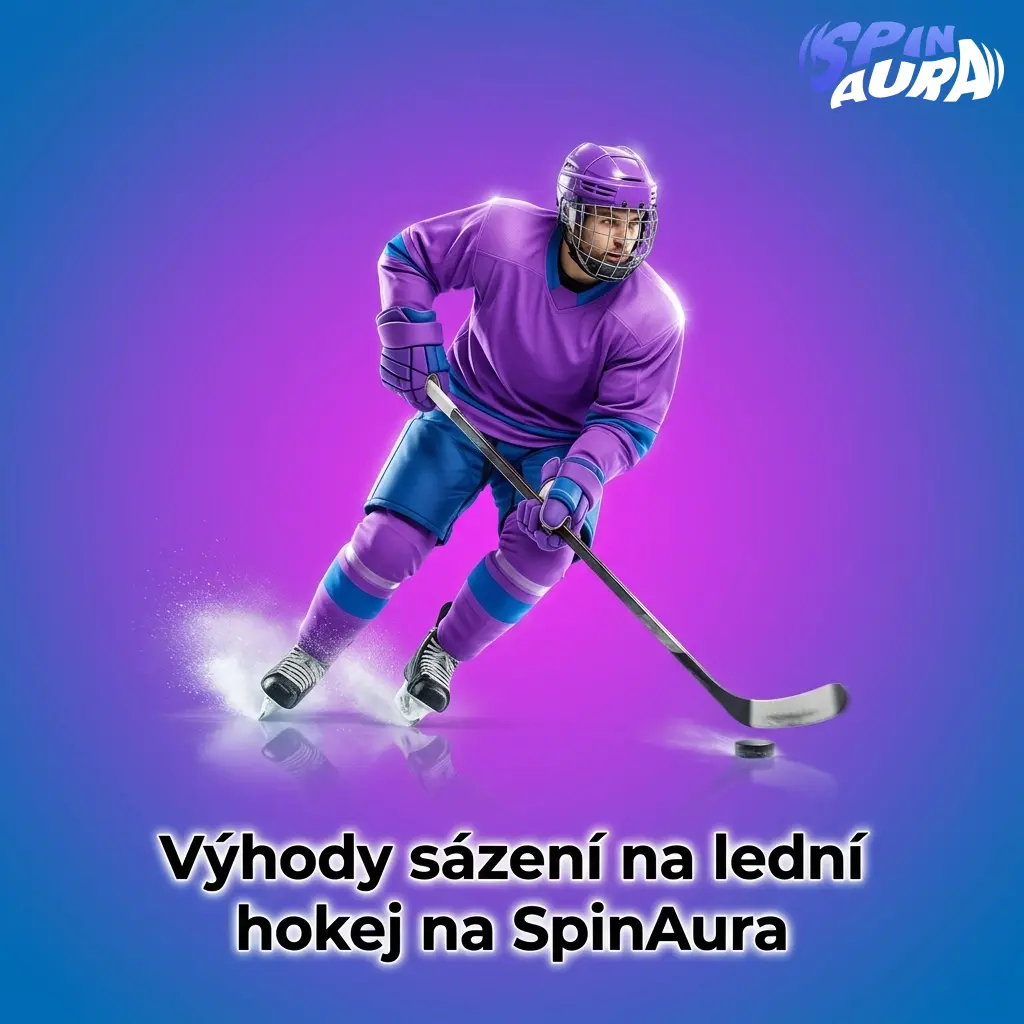Výhody sázení na lední hokej na SpinAura: přes 500 trhů na zápas, živé kurzy, Cash Out a podpora v češtině